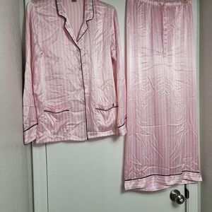 Victoria's Secret Pink and White Striped Top